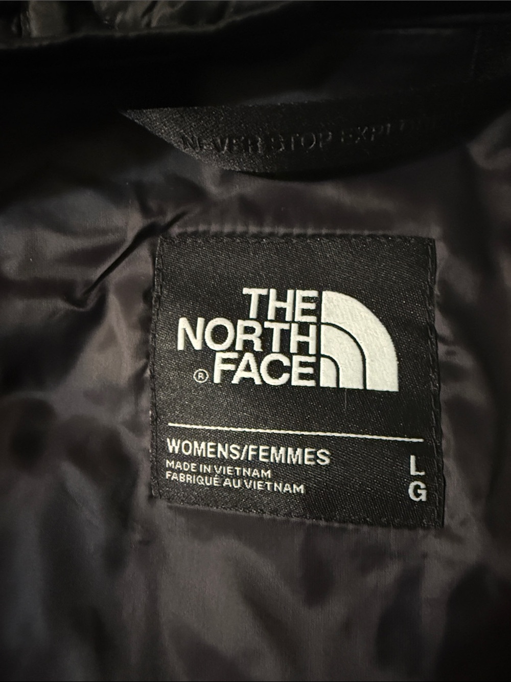 The north face long quilted jacket - Picture 4 of 5